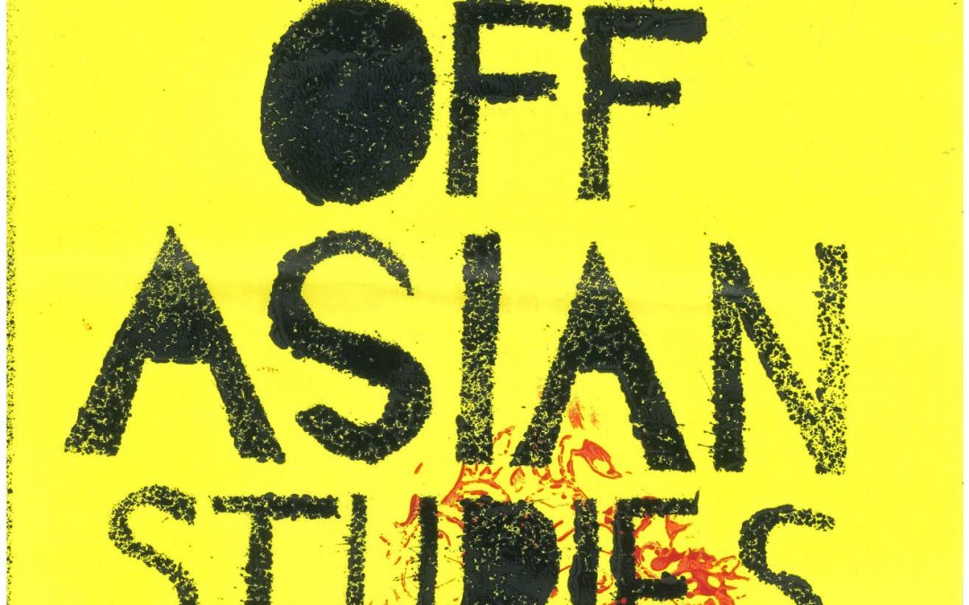 Posters and Photographs from the Protest against the Review of the School of Culture, History and Language (CHL)