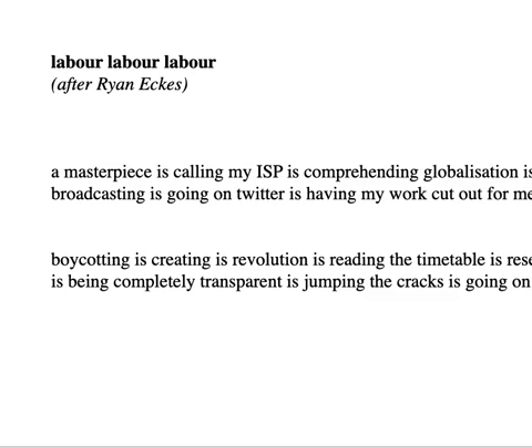 labour labour labour